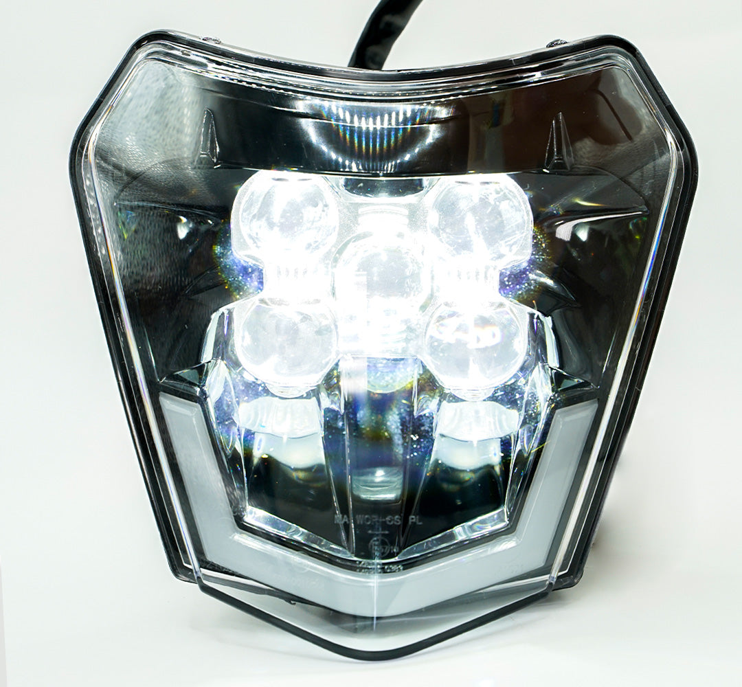 Ktm Exc Lichtmaske LED Scheinwerfer mit E-Nummer (Neu) in